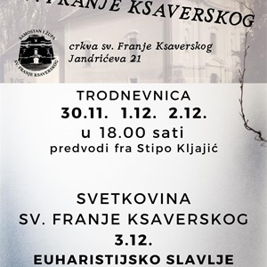 Proslava sv. Franje Ksaverskoga na Ksaveru